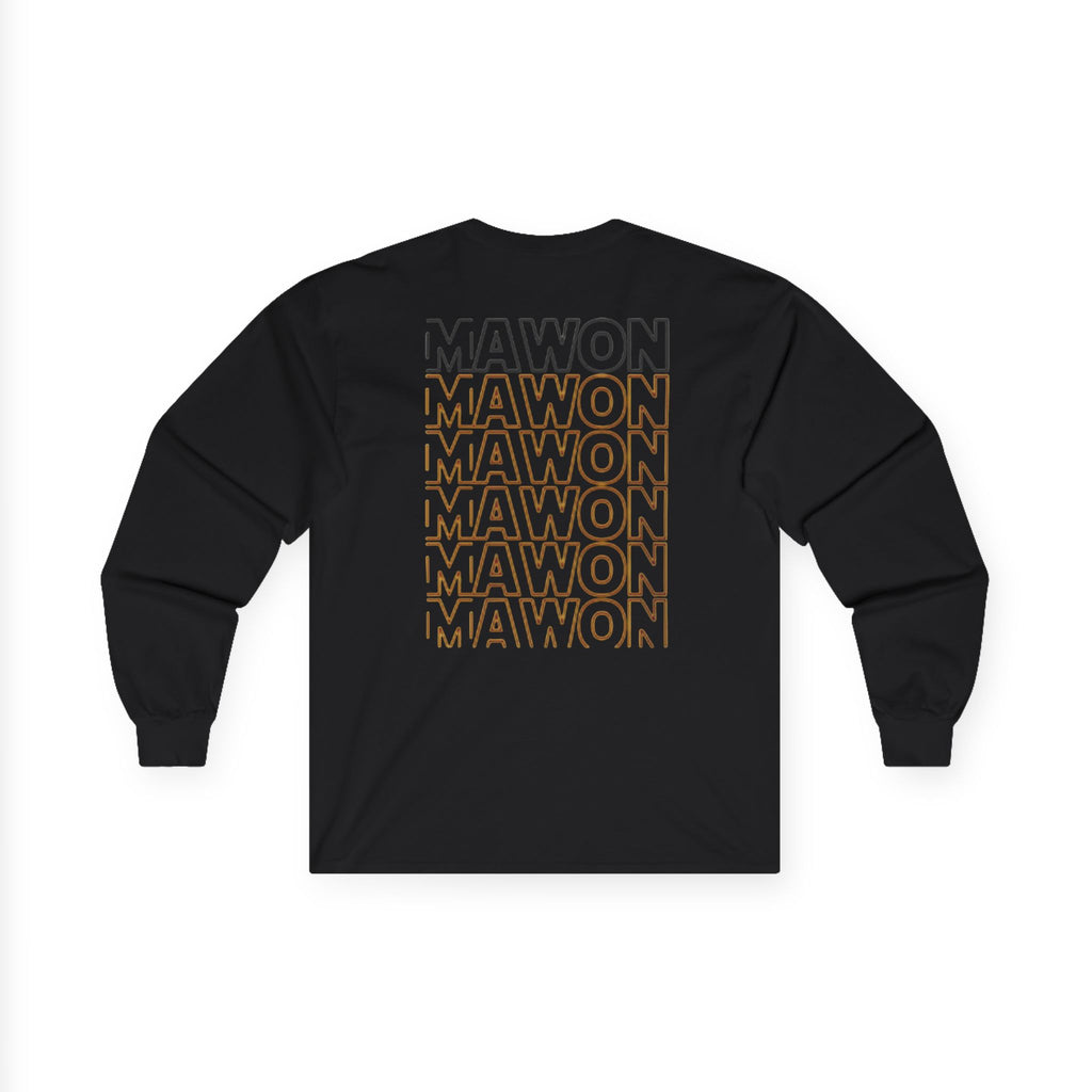 Mawon Graphic Long Sleeve Tee, Stylish Unisex Shirt, Trending Apparel